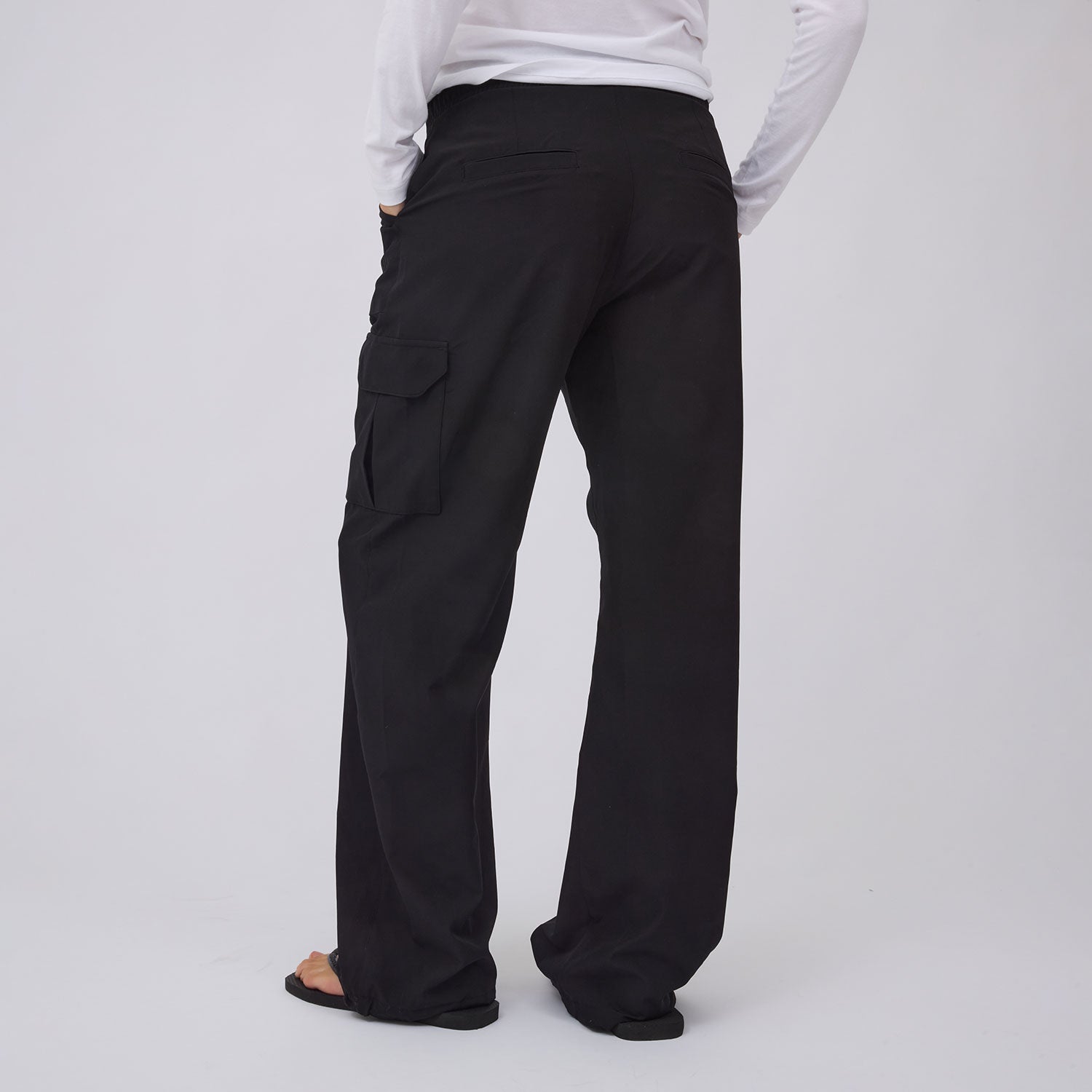 (im) perf. Drawcord Pants / BLACK 新品38 Drawcord Cargo Pants, Black - Albion Fit