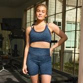 Double Exhale Bra, Blue