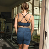 Biker Shorts, Blue