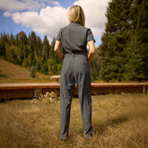 City Jumpsuit, Olive Gingham