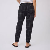 Black Windowpane Jetsetters