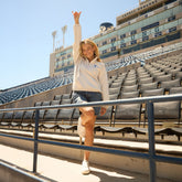 BYU Cinched 1/4 Zip, Tan