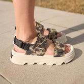 Sorel Kinetic Sunchase Ankle Strap, Black/Chalk