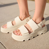 Sorel Kinetic Sunchase Ankle Strap, Chalk/Sea Salt