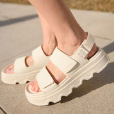 Sorel Kinetic Sunchase Ankle Strap, Chalk/Sea Salt