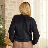 Alta Sherpa Cardigan, Black