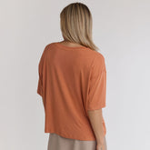 Perfect Oversized Bamboo Tee, Marmalade