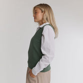 Atlas Ribbed Vest, Green