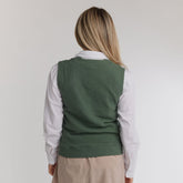 Atlas Ribbed Vest, Green