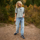 Perfect Oversized Bamboo Tee, Raven