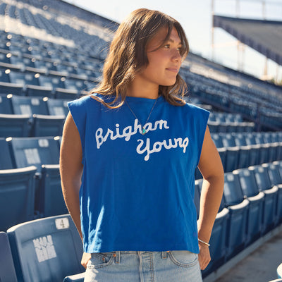 BYU Muscle Tee, Royal
