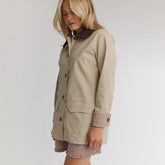 Fisherman Jacket, Brown Canvas