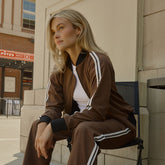 Track Bomber, Coffee and Sugar Stripe