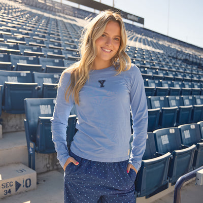 BYU 90's Long Sleeve, Blue