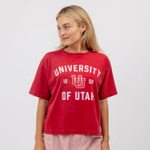Utah Oversized Tee, Red - University