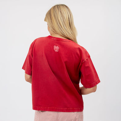 Utah Oversized Tee, Red - University