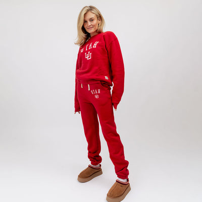 Utah Varsity Joggers, Red - Utah