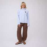 BYU Striped Collar Zip-Up Jacket