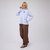 BYU Striped Collar Zip-Up Jacket