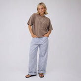 BYU Perfect Oversized Tee, Brown - Y
