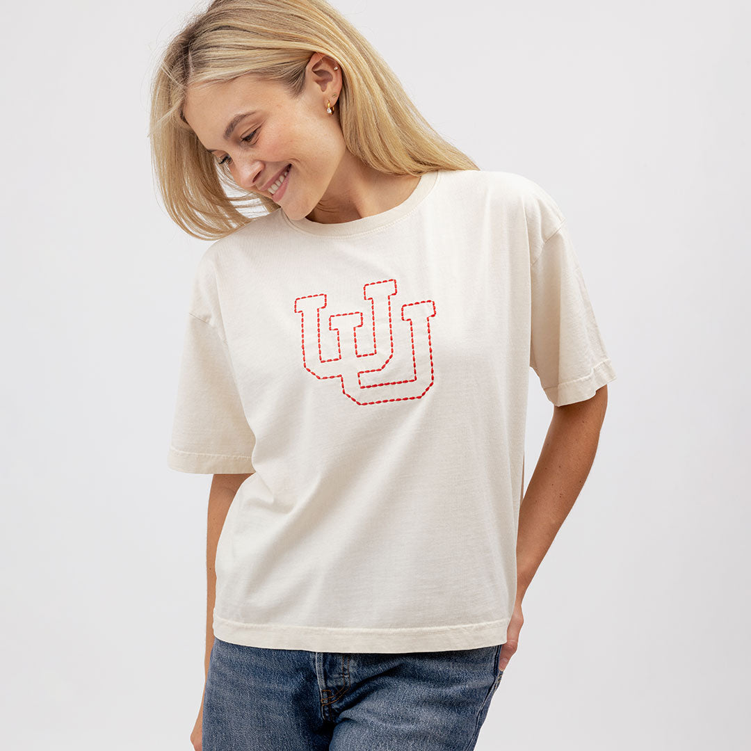 Utah Oversized Tee, Natural - UU