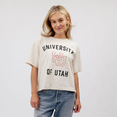 Utah Oversized Tee, Natural - University