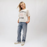 Utah Oversized Tee, Natural - University