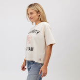 Utah Oversized Tee, Natural - University