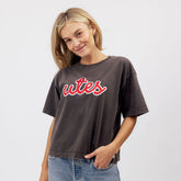 Utah Oversized Tee, Charcoal - Utes