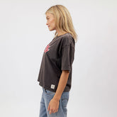 Utah Oversized Tee, Charcoal - Utes
