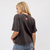 Utah Oversized Tee, Charcoal - Utes
