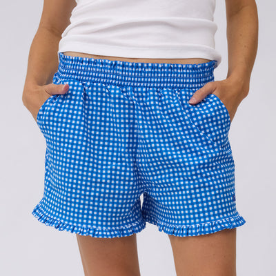 Lake Shorts, Royal Gingham