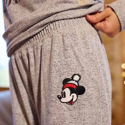 Disney Holiday Carry On Joggers, Heather Grey