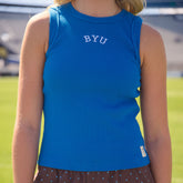 BYU Classic High Neck Tank, Royal - BYU