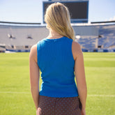 BYU Classic High Neck Tank, Royal - BYU