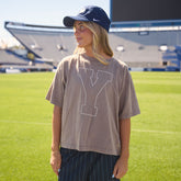 BYU Perfect Oversized Tee, Brown - Y