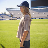 BYU Perfect Oversized Tee, Brown - Y