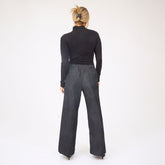 Button Trouser, Dark Denim