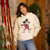 Disney Mickey Mouse Holiday Boyfriend Hoodie, Oat