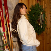 Disney Mickey Mouse Holiday Boyfriend Hoodie, Oat