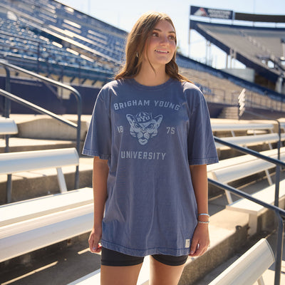 BYU Men's Classic Tee, Blue - 1875