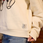 Disney Mickey Mouse Holiday Boyfriend Hoodie, Oat