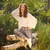 Destination Joggers, Toffee Plaid