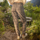 Destination Joggers, Toffee Plaid