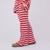 Slip On Jersey Trouser, Red Stripe
