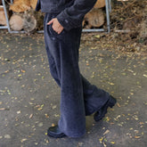 Canyon Fleece Slip On Trouser, Charcoal