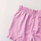 Disney Bow Lake Shorts, Pink Gingham