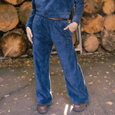 Canyon Fleece Slip On Trouser, Navy