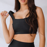 Black Olivia Swim Crop