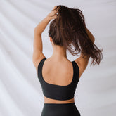 Black Olivia Swim Crop